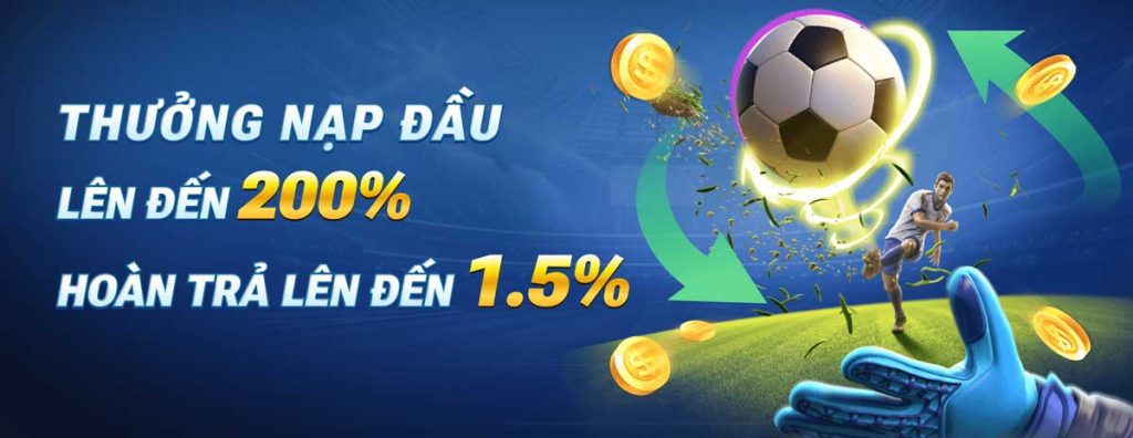 DABET khuyến mãi nạp đầu lên tới 200%